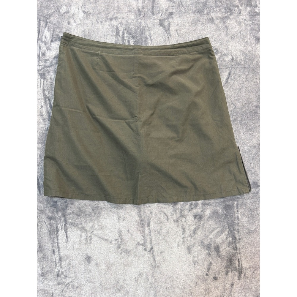 Patagonia Skort Womens Olive Green Active Hiking Skirt Size 12
